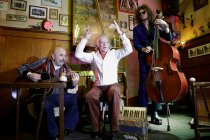 Ruhrpott-Komödiant Helge Schneider präsentiert im Tanzbrunnen Kölndas Programm seiner "Ellebogen vom Tich"-Tournee 2026 im Weißer Holunder in Köln (&copy; Thomas Brill)