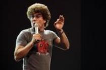 Deutscher Comedian Atze Schröder gastiert auf seiner "Mutterschutz"-Tour in der LANXESS-Arena Köln (&copy; Thomas Brill)