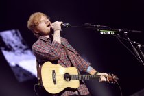 Britische Singer-Songwriter Ed Sheeran gastiert auf seiner "X"-Tour im ISS Dome Düsseldorf (&copy; Thomas Brill)