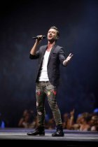 Deutscher Fernsehmoderator und Sänger Florian Silbereisen gastiert mit seiner Show "Das große Schlagerfest" in der Lanxess-Arena Köln (© Thomas Brill)
