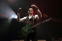 Britische Rock-Band Status Quo gastiert auf ihrer "The Last Night Of The Eletrics"-Abschiedstour in der Lanxess-Arena Köln  (© Thomas Brill)