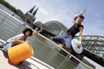 Britische Rhythmusshow STOMP gastiert vom 25. bis 30. August 2015 im Musical Dome Köln (© Thomas Brill)