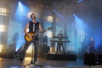 Finnische Rock-Band Sunrise Avenue gastiert auf ihrer "Unholy Ground"-Tour Open Air am Tanzbrunnen Köln (&copy; Thomas Brill)