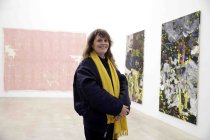 Deutsche Künstlerin Sarah Szczesny gastiert mit ihrer Ausstellung "Painting will need to do all sorts of crazy wonderful things, you know, so that it doesn´t restrict me" vom 16. Januar bis 22. Februar 2025 in der artothek Köln (&copy; Thomas Brill)