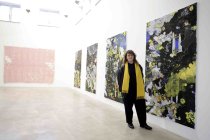 Deutsche Künstlerin Sarah Szczesny gastiert mit ihrer Ausstellung "Painting will need to do all sorts of crazy wonderful things, you know, so that it doesn´t restrict me" vom 16. Januar bis 22. Februar 2025 in der artothek Köln (&copy; Thomas Brill)