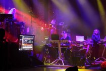 Deutsche Musikformation der elektronischen Musik Tangerine Dream gastiert auf ihrer "Phaedra Farewell"-Tour im Theater am Tanzbrunnen Köln (© Thomas Brill)