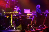 Deutsche Musikformation der elektronischen Musik Tangerine Dream gastiert auf ihrer "Phaedra Farewell"-Tour im Theater am Tanzbrunnen Köln (© Thomas Brill)