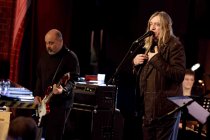 Experimentelle Rockmusiker Teho Teardo & Blixa Bargeld gastiert auf ihrer ""Christian & Mauro"-Tour in der Kulturkirche Köln (&copy; Thomas Brill Thomas Brill)