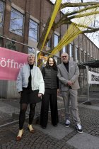 Die Ausstellung „Textile Baumskulpturen – Urbane Zeichen“ des Künstlerpaars Barbara Esser und Wolfgang Horn gastiert vom 26. Februar bis Oktober 2026 im Museum für Angewante Kunst in Köln (&copy; Thomas Brill)