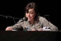 Kanadische Schriftstellerin Sheila Heti liest aus ihrem neuem Roman ãWie sollten wir sein? bei der lit.COLOGNE 2014 im Brunosaal Kln (© Thomas Brill)