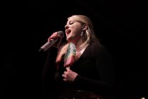 Amerikanische Popsängerin Meghan Trainor gastiert auf ihrer "That Bass"-Tour in der Live Music Hall Köln (&copy; Thomas Brill)