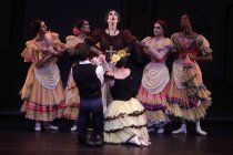 Amerikanische Männer-Ballettkompanie Les Ballets Trockadero de Monte Carlo gastiert im Rahmen des 29. Kölner Sommerfestivals vom 26. bis 31. Juli 2016 in der Philharmonie Köln (&copy; Thomas Brill)