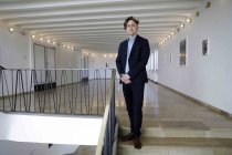 Direktor des Kölnischen Kunstvereins Moritz Wesseler verabschiedet sich mit dem Buch und der Ausstellung von 31 Portraits von Albrecht Fuchs vom Kölnischer Kunstverein - Die Brücke Köln (© Thomas Brill)