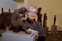 Direktorin des Museum Schnütgen Prof. Dr. Hiltrud Westermann-Angerhausen im Neubau des Museum Schnütgen Köln (© Thomas Brill)