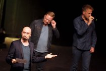 Deutsche Vokal-Pop-Gruppe Wise Guys gastieren auf ihrer "live!"-Tour in der Philharmonie Köln (© Thomas Brill)