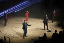 Deutsche Vokal-Pop-Gruppe Wise Guys gastieren auf ihrer "Das Beste aus 25 Jahren - die Abschiedstour" in der Philharmonie Köln (© Thomas Brill)