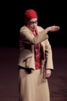Deutsche Kabarettistin Jutta Wübbe gastiert in der Rolle der Marlene Jaschke mit ihrem Programm "Auf in den Ring!" beim 21. Köln Comedy Festival in der Philharmonie Köln (© Thomas Brill)