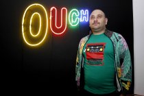 Libanesischer Künstler und Musiker Raed Yassin gastiert mit seiner Ausstellung "Karaoke" vom 13. Mai bis 13. Juni 2015 im Academyspace Köln (© Thomas Brill)