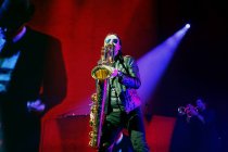 Schweizer Elektropop-Duo Yello gastiert auf seiner "Live 2017!"-Tour in der Lanxess-Arena Köln (© Thomas Brill)