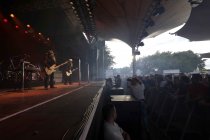 Amerikanische Bluesrock- und Southern Rock-Band ZZ Top gastiert auf ihrer "Hell Raisers"-Tour Open-Air am Tanzbrunnen Köln (© Thomas Brill)