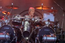 Amerikanische Bluesrock- und Southern Rock-Band ZZ Top gastiert auf ihrer "Futura"-Tour Open-Air am Tanzbrunnen Köln (© Thomas Brill)