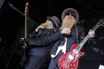 Amerikanische Bluesrock- und Southern Rock-Band ZZ Top gastiert auf ihrer "Futura"-Tour Open-Air am Tanzbrunnen Köln (© Thomas Brill)